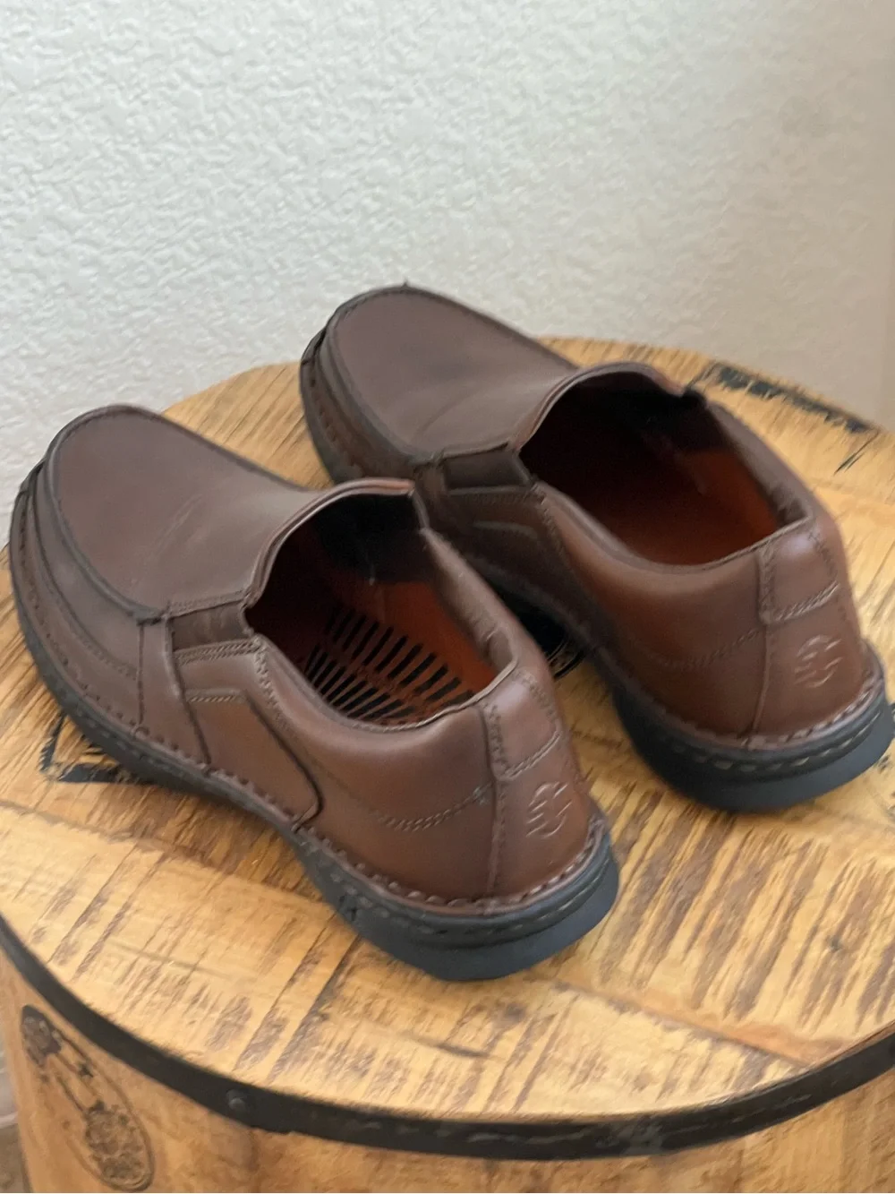 Streetcars Carrera Men's Loafers Size 11M Brown Leather Casual Dress Shoes
